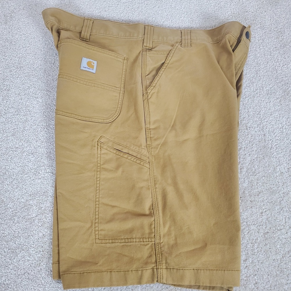 Carhartt Carpenter Shorts Men's Size 40‎ Brown Canvas Shorts 6 Pockets